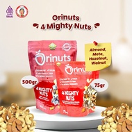 Orinuts 4 Mighty Mix Nuts Mix Cashew Nuts, Almond, Walnut, Hazelnut Healthy High Protein