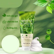 Ready Stock Fast Shipping TK Hot-selling GREEN TEA & CENTELLA CLEANSER GREEN TEA CENTELLA Asiatica C