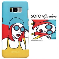 【Sara Garden】客製化 手機殼 三星 S8 撞色滑板女孩 手工 保護殼 硬殼