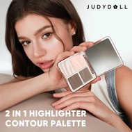 【JUDYDOLL】JudydoLL Highlight & Contour Palette Natural Long-lasting Waterproof Contour Palette Matte