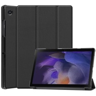 ASD288 [พร้อมส่งไทย] เคส Samsung Galaxy Tab A8 10.5 (2021) SM-X200 X205 case For Samsung Galaxy Tab A8 2022 10.5'' Tri-fold Tablet Cover for Samsung Tab A8 2022 Protective Tablet Cover  ฟิล์กกระจก  (10.5)