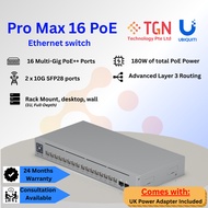 Ubiquiti Unifi Switch Pro Max 16 PoE USW-Pro-Max-16-PoE *UK Power Cord*