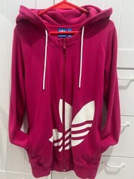斷捨離品牌衣服環保價：正版Original Adidas長身外套 鬆身款 ori $6xx 身高比較細粒😆如15xcm高，可當ops穿