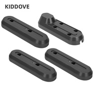 KIDDOVE 4Pcs/Set Wheel Hub Cap, Black Plastic Wheel Hub Protective Cover, Electric Scooter Accessory