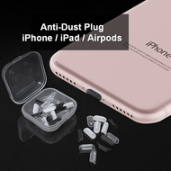 30pcs/set Dust Plug Iphone Anti Dust Plug Silicone Charging Port Dust Plug For IPhone IPad AirPods U