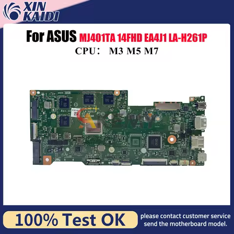 MJ401TA Laptop Motherboard For ASUS VivoBook EA4J1 MJ401T LA-H261P MJ401TA 14FHD Mainboard With M3 M