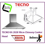 TECNO 90cm Chimney Cooker Hood