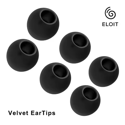 Divinus Velvet Silicone Earphones Ear Tips for Nozzle Size 3-5mm, Soft Deeply Eartips For IEMs Earbu