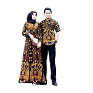 Sarimbit Batik Cendrawasih Gamis Muslim Couple Batik Cendrawasih