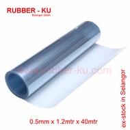 Clear PVC Sheet I Transparent Sheet I Size:0.5mmThk)x1.2mtr(W)x40mtr(L) I 1mm(Thk)x1.2mtr(W)x20mtr(L