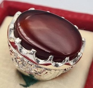葉門Aqeeq戒指 Yaman瑪瑙 Yamani Akik Hakik Aqiq 戒指 手工飾品戒指