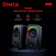 GAMEN GS5 Laptop/PC Speaker Soundbar Super Bass Portable RGB Lighting -