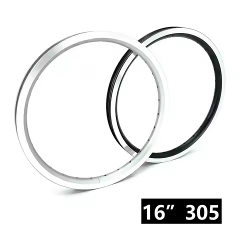 Bicycle Rims 16 Inch 305 Folding Bike Double Wall Aluminum Alloy Rims Spoke Hole 20 24 28 32 36 Hole