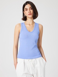 Cider  Scoop Neckline Knit Crop Top