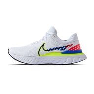 Nike React Infinity Run Flyknit 3 Male White Shock Absorber Covered Sports Jogging Shoes DX1629-100