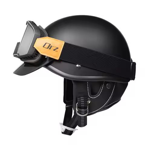 Retro vintage motorcycle helmet scooter half helmet cruiser prince motorcycle helmet