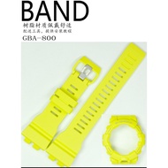 Casio Original Set CASIO GBA-800-9/GBD-800 Resin with Shell Frame Watch Strap Accessories