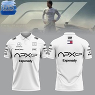 2025 Newest F1 Racing Suit + APX GP Team F1 Jersey + Summer Men&Women Short Sleeve T-Shirt