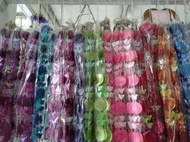 #TIRAI KERANG SIMPING BULAT # TIRAI PINTU SIMPING #GORDEN HIASAN PINTU KERANG SIMPING 180cm per set