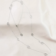 Live INS Style Hot Sale Two Pig Nose Sweater Chain Necklace Fashion Copper Plating Platinum Influenc