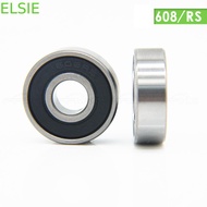 ELSIE Ball Bearings 608 2RS Deep Groove 608RS Bearing Steel