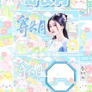 【原创饭制】长月烬明白鹿造型set小卡15明信片2书签1应援物[Original Rice Recipe] Long Moon Ashes Bright White Deer Shaped S