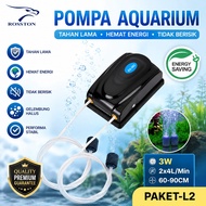 Mesin Gelembung Pompa Aerator Aquarium 2 lubang Rosston L2