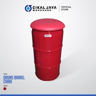 Kursi / Drums Barrel Chair /Kursi Minimalis/Kafe/Unik/Kursi Drum /sofa/Keren / Merah