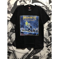 Short Sleeve [Megadeth Rapid Flow] Imported Thai Version Thailand European American Rock T-Shirt COD