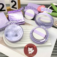 [HEXZE] Hexze Cushion/ Cushion Purple Sunscreen SPF 40 PA+++, Replacement Cushion Core Included (11g