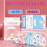 50PCS Baby Mask 0 3 years  baby face mask baby Mask 1 year kids mask baby 3D mask
