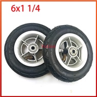 6x1 1/4 tyre 150MM Scooter Inflation Wheel Aluminium plastic Hub Inner Tube Electric Scooter 6 Inch 