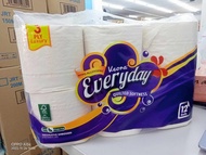 veora every day toilet paper/tissue toilet 12 rollx 210 sheets x 4ply tissue tandas 100% pullup
