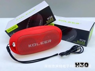 KOLEER ลำโพงบลูทูธพกพา รุ่น H30 เสียงดีไซน์โดนใจ พกพาสะดวก ฟังได้ 8ชั่วโมง