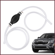 Hand Siphon Pump Portable Fluid Sucker with 6.5ft Hose Manual Transfer Pump for Diesel Fish Tank Oil