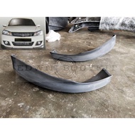 Saga FLX FL SE Front Skirt Pu Bodykit Depan Skirt Lip Pu material Proton