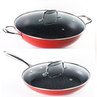 Gastreaux Red Marble Wok Pan 28cm & 32cm