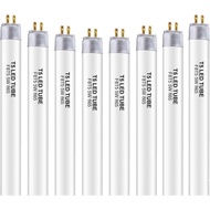 8 Pack 12 Inch F8T5/DL LED Replacement Bulbs, 6500K Daylight, T5 LED 5 Watts Replace Fluorescent Bul