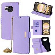 Sharp Aquos R10 R9 R8 Pro SH-52D SH-51D SH-51E Leather Case Aquos Wish 4 5 SH-52E Flip Cover Sense 8