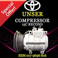 TOYOTA UNSER 10PA15C RECOND COMPRESSOR/ RECON KOMPRESOR (CAR AIRCOND SYSTEM)