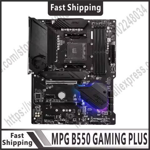 B550 motherboard for Ryzen CPU MPG B550 GAMING PLUS motherboard AM4 B550 PCI-E 4.0 USB3.2 M.2 ATX Te
