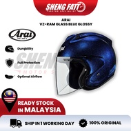 ARAI VZ-RAM Glass Blue Glossy Original Arai Malaysia Arai Dealer Shengfatt Original Superbike SIRIM 
