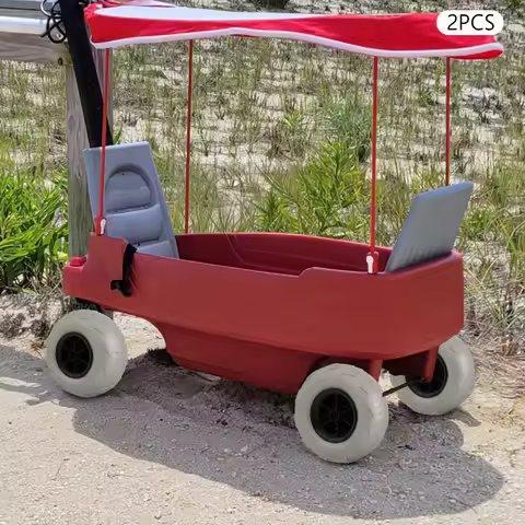 2Pcs PVC 9in/10in Beach Replacement Balloon Inflatable Wheels Kayak Cart Tires for Dolly Canoe Boat 