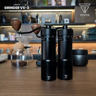 Vessel manual coffee grinder VS-3 external adjustable setting seven stars conical burr manual coffee