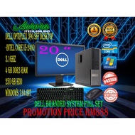 (REFURBISHED)Dell Optiplex 390 SFF Desktop Full Set Dell Brand