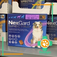 Nexgard SPECTRA L 15-30 KG PER TABS Dog Flea And DEMODEX Medicine