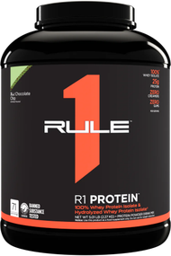 Rule One - R1 Protein - ISO 乳清蛋白分離水解物蛋白粉 5磅 (2.27kg) (薄荷朱古力味)