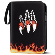 Trading Card Binder for Pokemon Card 900 Pockets,Card Binder 9-Pockets with 50 Removable Sleeves, Ca