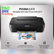 CANON PIXMA E470 / E410 All-In-One Printer (NO INK)