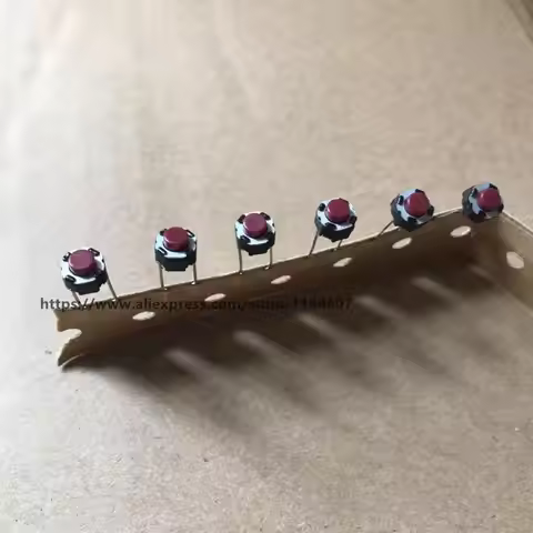 Red color 100pcs TACT MICRO SWITCH DSG1117 FOR CDJ2000 CDJ900 CDJ400 PLAY PAUSE CUE